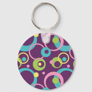 Chaveiro de Círculos Puros Funky