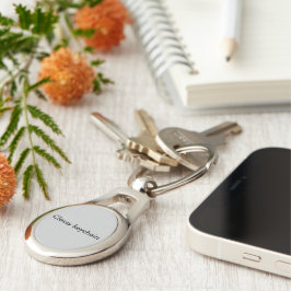 chaveiro de classe oval
