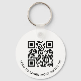 Chaveiro de código QR de alumínio para a rodada do