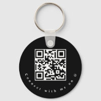Chaveiro de Código QR de Empresa de Mídia Social