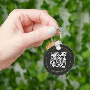 Chaveiro de Código QR Personalizado