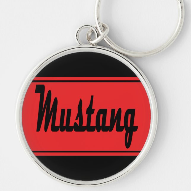 Chaveiro de competência vermelho preto do carro do (Frente)