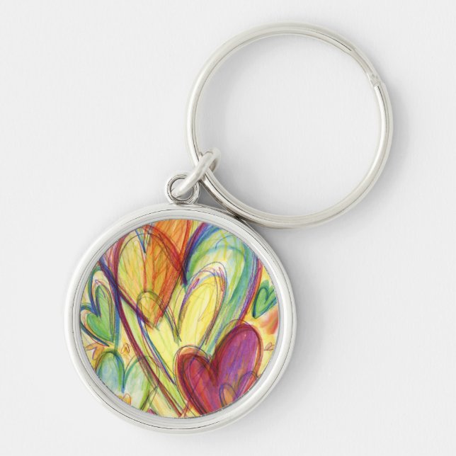 Chaveiro de Coração de Corações (Frente)