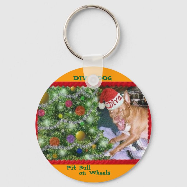 CHAVEIRO de "Coral de Natal" DIVA DOG (Frente)