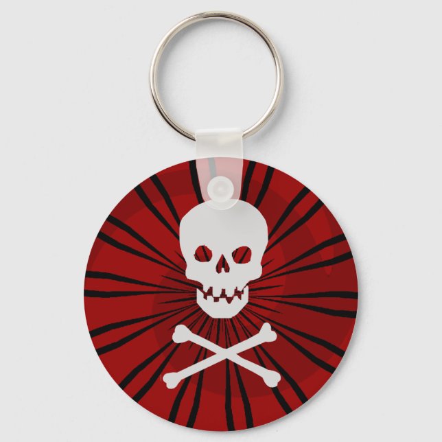 Chaveiro de crânio e Crossbones (Frente)