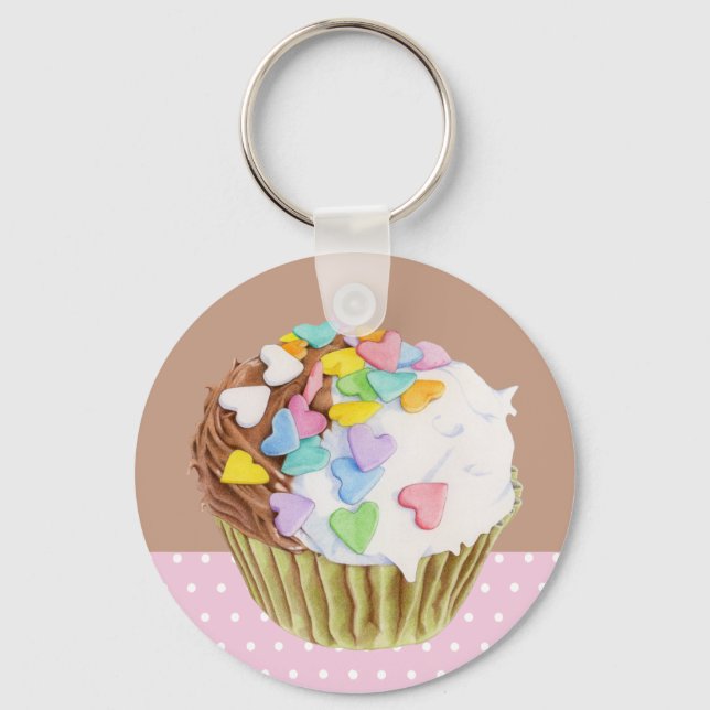Chaveiro de cupcake (Frente)