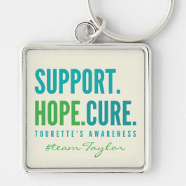 chaveiro de cura de esperança de suporte a nome pe