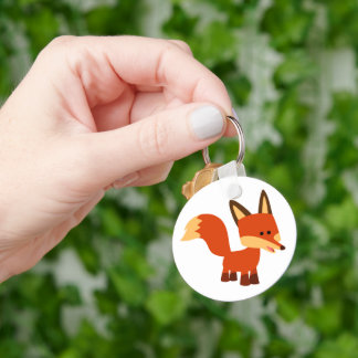 Chaveiro de desenho animado de Astute fox