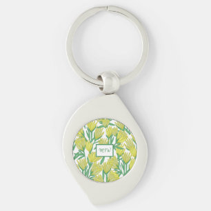 Chaveiro de Design de Arte Floral Original Persona
