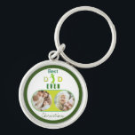 Chaveiro de Dia de os pais Feliz de Foto do Melhor<br><div class="desc">Tão fofo Melhor Pai de sempre para amante de golfe no Dia de os pais,  aniversário ou aniversário do pai,  apenas Golfer fofo e colagem personalizada de fotos para um pai amante de golfe.</div>