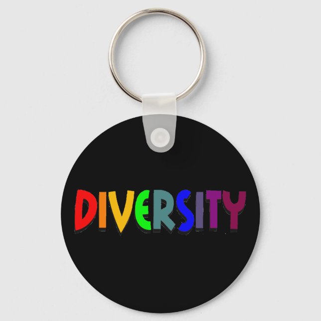 Chaveiro de Diversidade Personalizada (Frente)