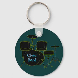 Chaveiro de Drumset Personalizado