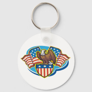 Chaveiro de Eagle do americano