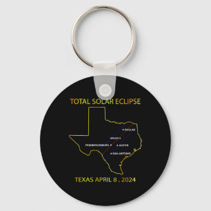 Chaveiro De Eclipse Solar 2024 Interative Map Eclips Texas