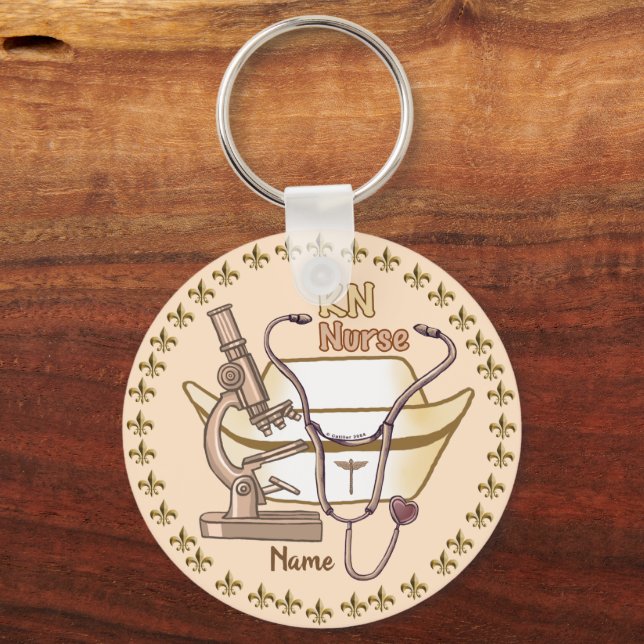 chaveiro de Enfermeira legal RN (Frente)