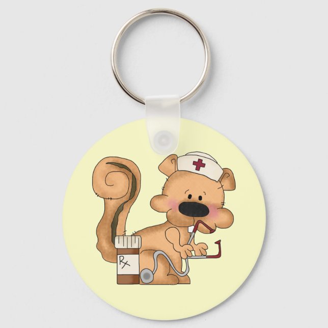 Chaveiro de Enfermeiro Squirrel (Frente)
