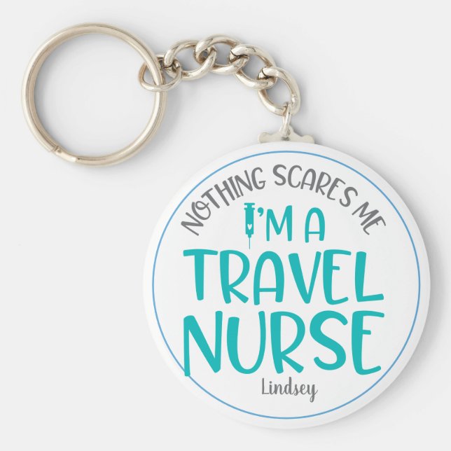 Chaveiro de Enfermeiro Viagem personalizado (Frente)