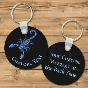 Chaveiro de Escorpião Azul