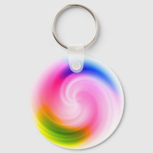 Chaveiro de espiral colorida