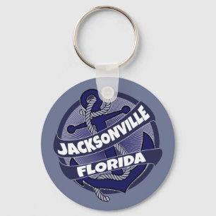 chaveiro de espiral da âncora da Flórida Jackson