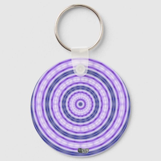 Chaveiro de espiral roxa (Frente)