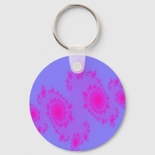 Chaveiro de espirro cor-de-rosa