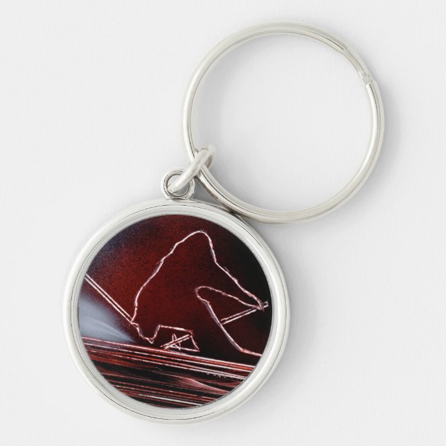 Chaveiro de Esqui Alpino (Frente)