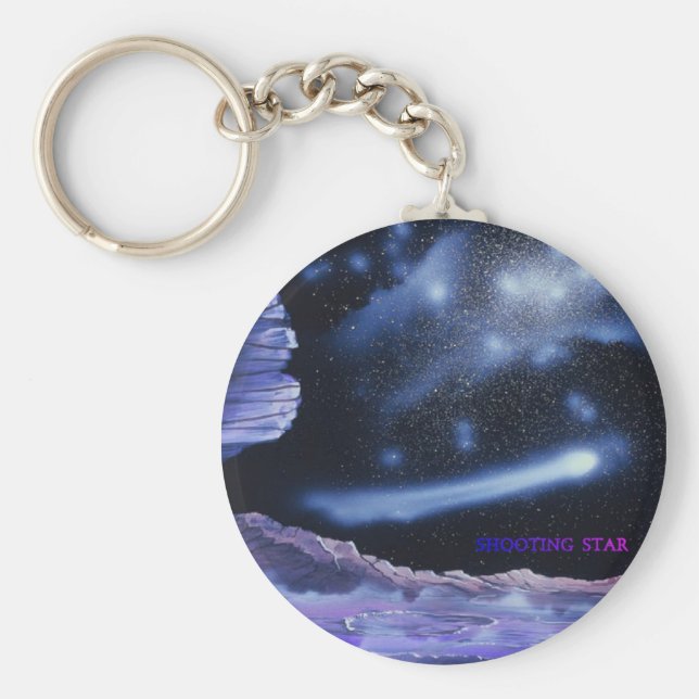 Chaveiro de estrela cadente (Frente)