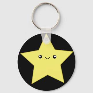 Chaveiro de estrela kawaii