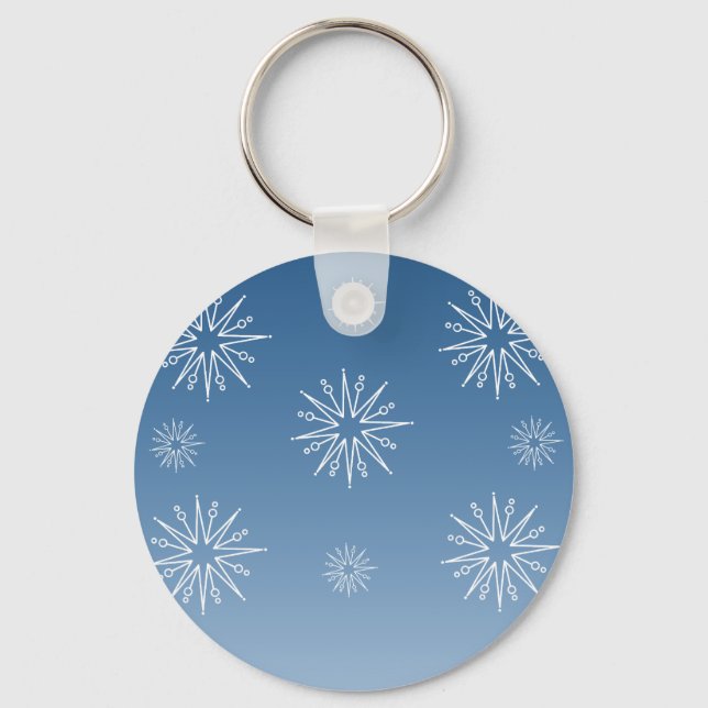 Chaveiro de Estrelas de Natal incríveis, Azul (Frente)
