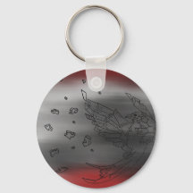 Chaveiro de Explosão de Aves Origami