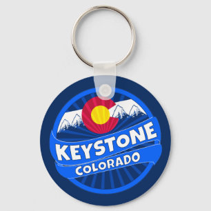 Chaveiro de explosão de montanha Keystone Colorad