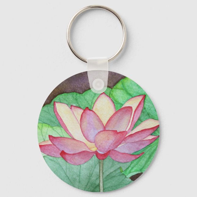 Chaveiro de Flor de Lotus (Frente)