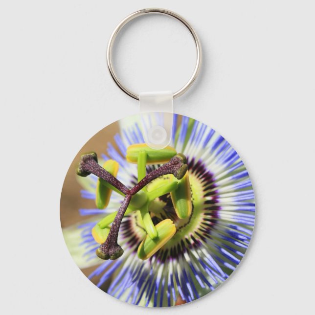 Chaveiro de Flor de Paixão (Frente)