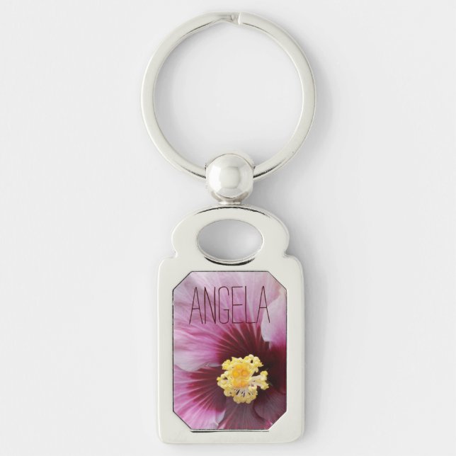 Chaveiro de Flor Personalizado (Frente)