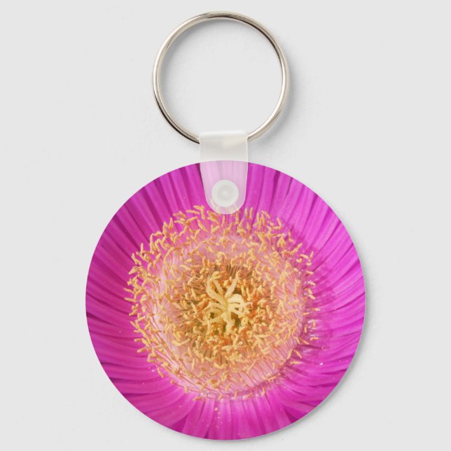 Chaveiro de Flor Rosa (Frente)