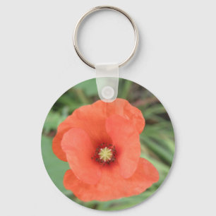 Chaveiro de Flor Selvagem Poppy