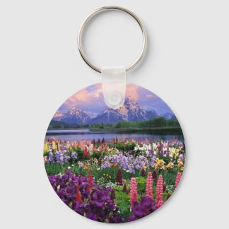 Chaveiro de flores silvestres