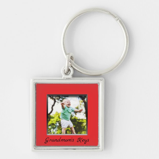 Chaveiro de Foto-Chave da Vovó (Frente)