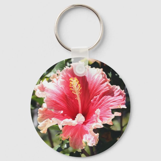 Chaveiro de Foto de Hibiscus (Frente)