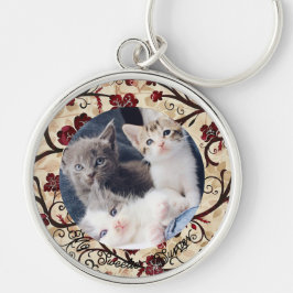 Chaveiro de Foto do Memorial do Gato Gato Gato