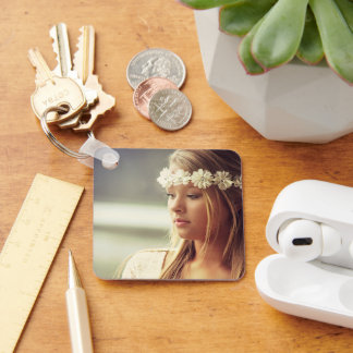 Chaveiro de FOTO Personalizado com parte de trás R