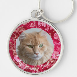 Chaveiro de Fotografia do Lover Gato de Cachorro P