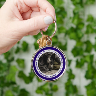 Chaveiro de Fotografia Personalizada com Texto HAM