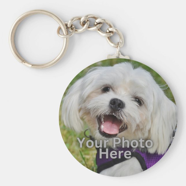 Chaveiro de Fotografia Pet Personalizada (Frente)