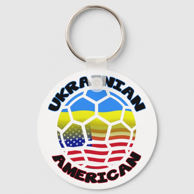 Chaveiro De Futebol Americano Ucraniano (Frente)