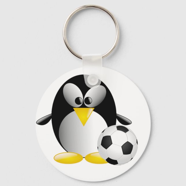 Chaveiro de futebol Penguin (Frente)