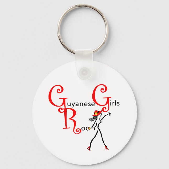 Chaveiro de Garota da Guiana (Frente)