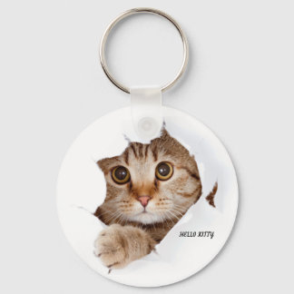 Chaveiro de Gatinho de Alô Bonito