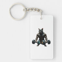 Chaveiro de Gato da Academia Beast Mode – Chave de